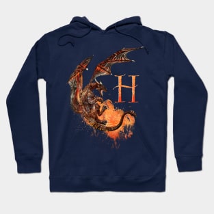 Drachen Buchstabe H Hoodie